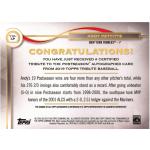 2019 Topps Tribute Andy Pettitte Auto Card
