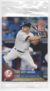 2018 Topps Yankees Unopened Card Pack - Brett Gardner