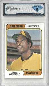 1974 Topps Dave Winfield #456 Rookie Card