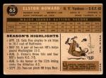 1960 Topps #65 Elston Howard Baseball Card