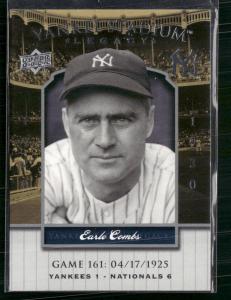 2008 Upper Deck Earle Combs Yankee Stadium Card