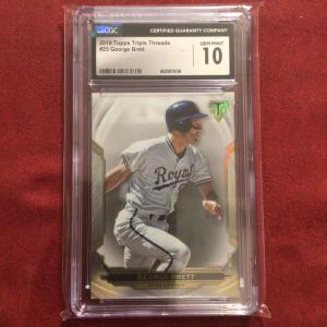 2019 Topps Triple Threads George Brett #25 Gem Mint
