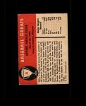 1961 Fleer George Sisler Sports Card #78