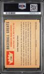1960 Fleer Connie Mack Baseball Card PSA 8