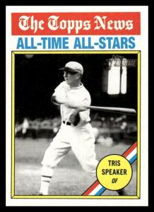 2025 Topps Heritage Tris Speaker All-Time All-Stars