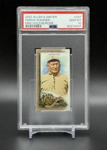 2022 Topps Allen & Ginter Honus Wagner Mini Gold PSA 10