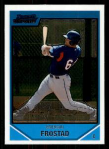 2007 Bowman Chrome Prospects Emerson Frostad Texas Rangers
