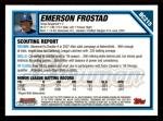 2007 Bowman Chrome Prospects Emerson Frostad Texas Rangers