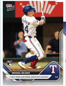 2025 Topps Now #679 Michael Helman RC Card