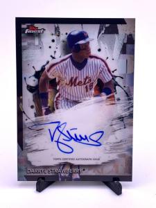 2024 Topps Finest Darryl Strawberry Autographed Card