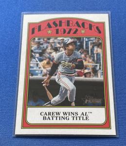 2021 Topps Heritage Rod Carew Baseball Card