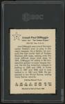 1961 Joe DiMaggio Golden Press Card #9 SGC 6