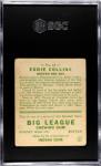 Eddie Collins 1933 Goudey Card #42 SGC 1.5