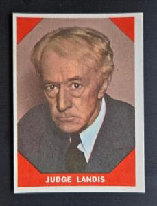 1960 Fleer #64 Kenesaw Mountain Landis Card