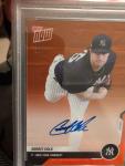2020 Topps Now Gerrit Cole Auto 2/5 Yankees