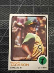 1973 Topps Reggie Jackson Oakland A's Card