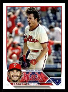 2023 Topps Update Garrett Stubbs Phillies Card