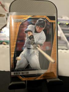 2025 Prizm Hideki Matsui Orange Pulsar Card