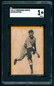 1946-47 Propagandas Montiel #60 Red Ruffing HOF