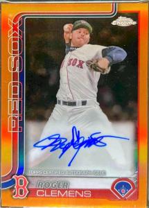 2025 Topps Chrome Roger Clemens Legends Auto #/25