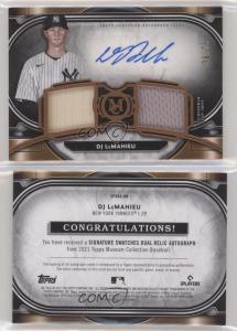 2021 Museum Collection DJ LeMahieu Auto Dual Relic