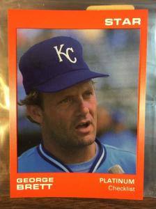 1988 George Brett Limited Edition Platinum Card