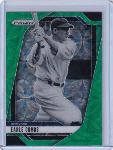 Earle Combs Panini Prizm Yankees Green Scope /75
