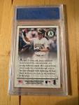 1998 Donruss Jason Giambi Auto PSA 8 Card