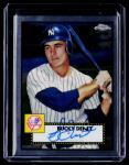Bucky Dent 2021 Topps Chrome Auto Yankees Card