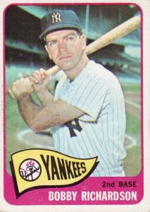1965 Topps Bobby Richardson Baseball Card #115