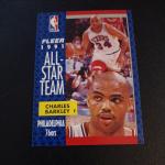 10 Fleer 1991 Basketball Cards Set