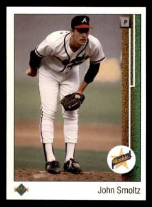 1989 Upper Deck John Smoltz Braves Rookie Card