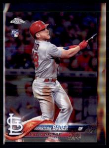 2018 Topps Chrome Harrison Bader Cardinals RC Lot