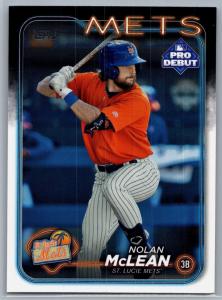 Nolan Mclean 2024 Topps Pro Debut Baseball Card