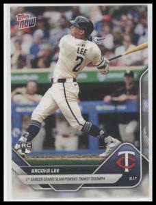 2025 Topps Now Brooks Lee RC #568 Grand Slam