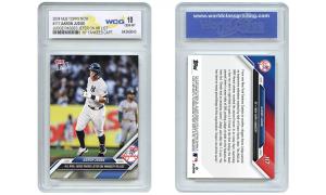 2024 Topps Now Aaron Judge #117 HR Milestone Card