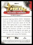 2025 Topps Series 2 Yoshinobu Yamamoto Dodgers Card