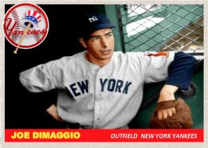 Joe DiMaggio Card - Buy 5 Get 1 Free