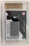 2001 Topps Tribute Babe Ruth Game Bat Relic