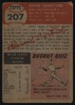 1953 Topps Whitey Ford #207 Yankees Card