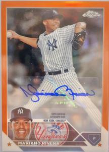 2023 Topps Chrome Mariano Rivera Orange Auto #/25
