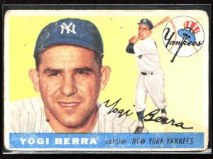 Yogi Berra 1955 Topps #198 Baseball Card