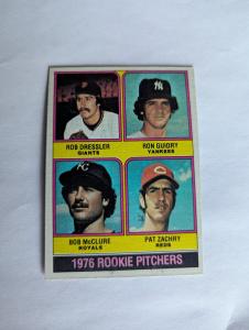 1976 Topps Ron Guidry Rookie Card #599