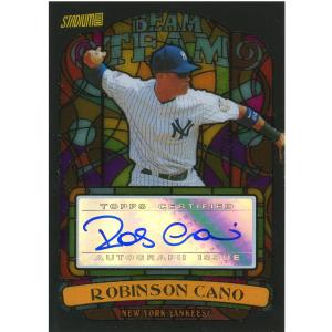 2008 Topps Stadium Club Robinson Cano Auto Card
