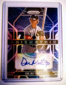 Don Mattingly 2025 Panini Prizm Auto Card