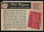 Phil Rizzuto 1955 Bowman Baseball Card #10