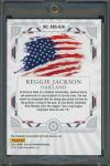 2025 Panini Reggie Jackson Auto 09/25 A's Card