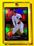Aaron Judge Black Refractor Topps Chrome Card