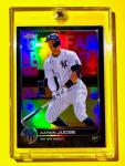 Aaron Judge Black Refractor Topps Chrome Card