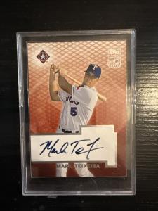 2003 Topps Mark Teixeira Autograph Card